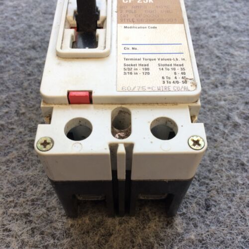 CHALLENGER CF2020 20AMP 600V 2P CIRCUIT BREAKER (Same Day Shipping) - Picture 4 of 13