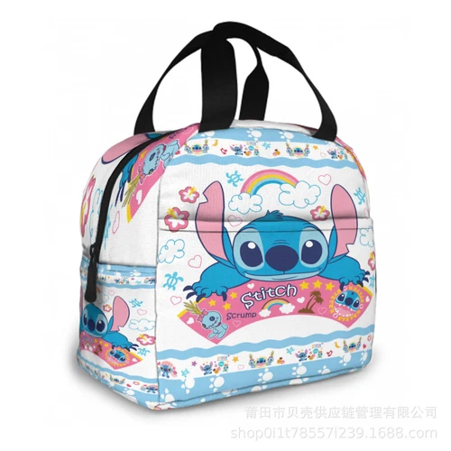 Lilo Stitch Cartoon Galaxy Lunch Bag Insulated Student Snack Picnic Xmas Gift AU - Picture 16 of 55