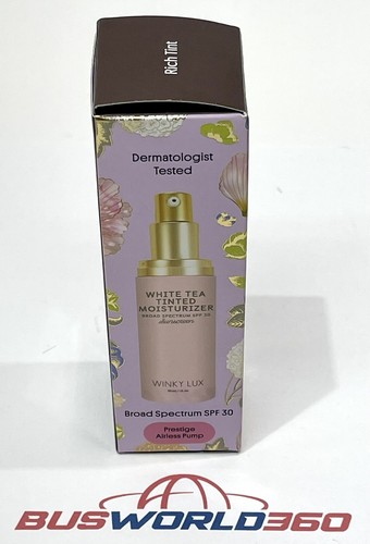 WINKY LUX White Tea Tinted Moisturizer Sunscreen RICH TINT - One 1x - NEW 10/25 - Picture 7 of 9