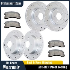 Front Rear Brake Rotors Pads fit for Nissan Altima 2007-2008 2009 2010-2012 2013