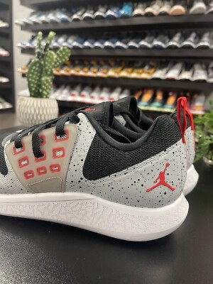 JORDAN LUNAR GRIND BLACK CEMENT MEN\'S ATHLETIC SNEAKERS Jordan Lunar Grind Black for Sale | Authenticity Guaranteed  main image 4