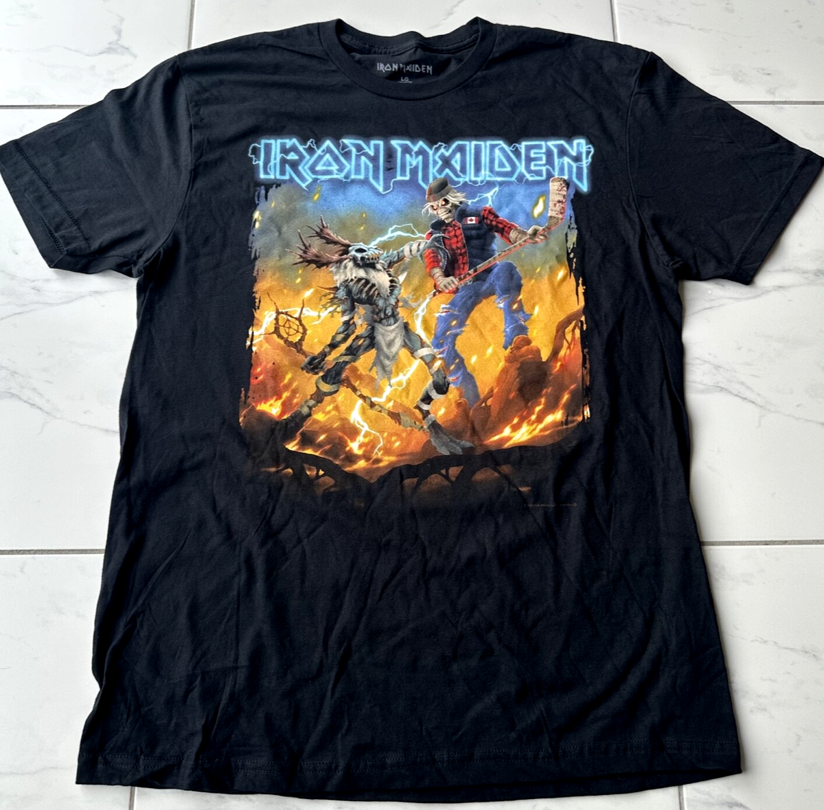 Authentic IRON MAIDEN Original 2024 FUTURE PAST Canada Tour Event