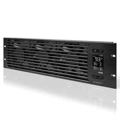 CLOUDPLATE T9-N , Rack Mount Cooling Fan Panel 3U Intake, AV Equipment 19'' Rack
