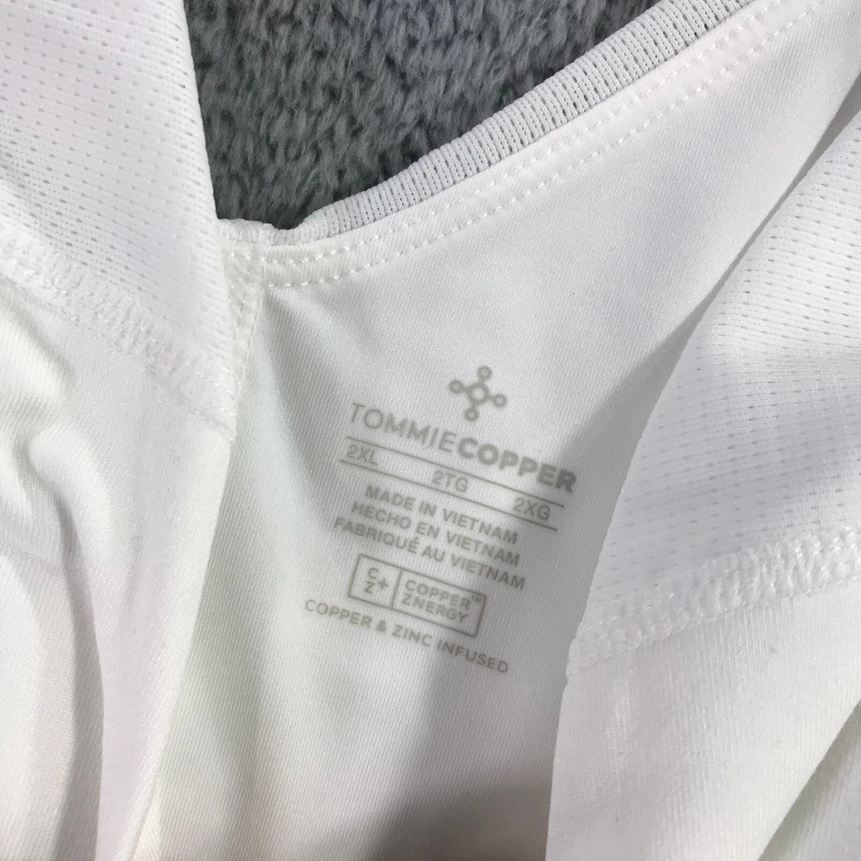 Sujetador Tommie Cobre Soporte para Hombros con Cremallera Mujer 2XL XXL Blanco Top Foto 3 de 4