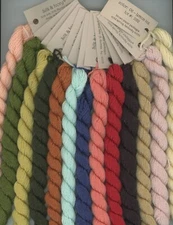 Silk & Ivory Brown Paper Packages Silk Merino Wool Yarn Needlepoint Your Choice