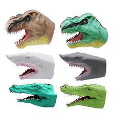 Dinosaur Hand Puppet Funny Toy Soft Animal Head Hand Puppet Figure Toy Gloves
