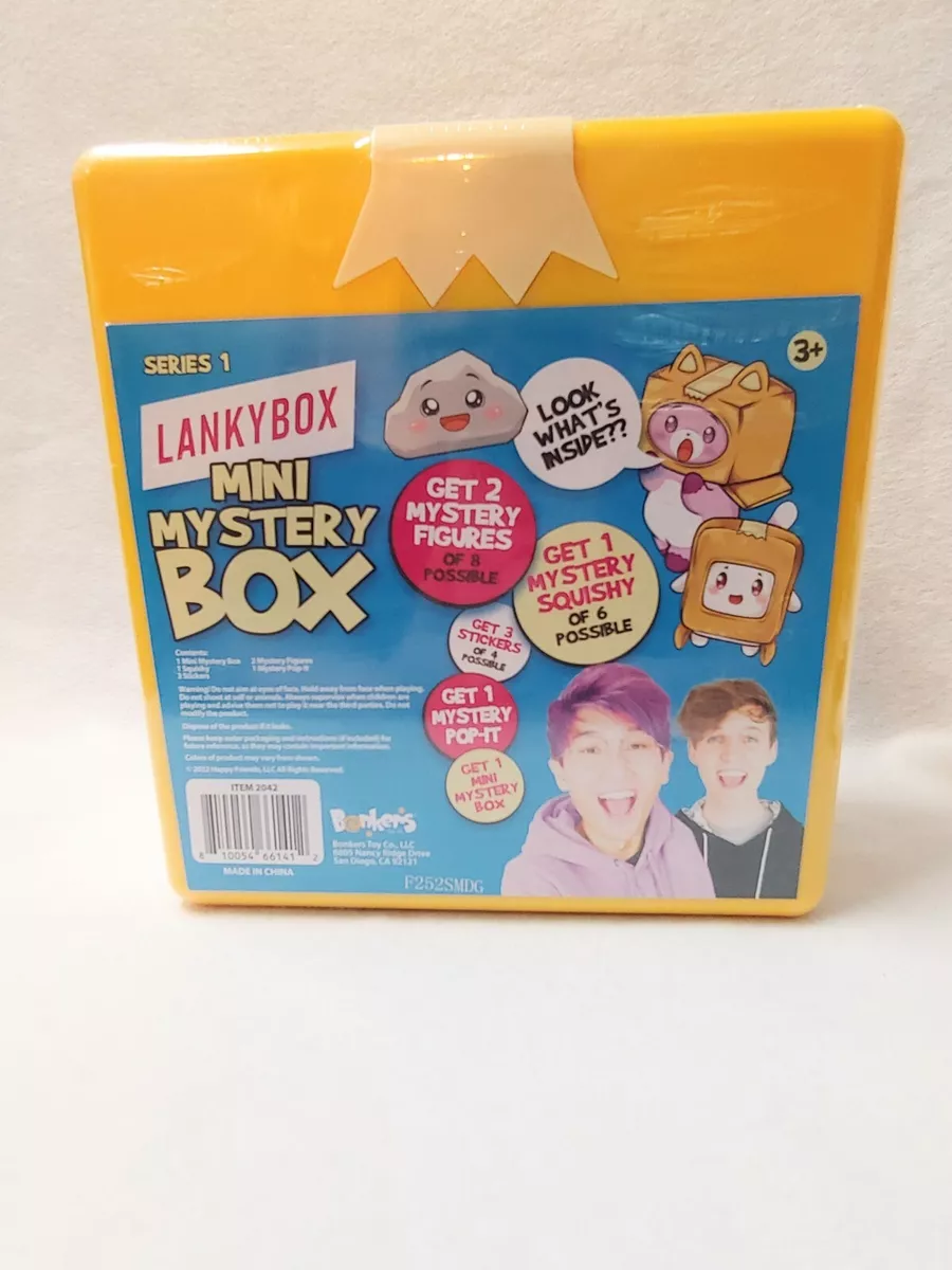  LankyBox Mini Mystery Box, for The Biggest Fans, 2 Mystery  Figures, 1 Squishy Figure, a pop-it, and 3 Stickers : Toys & Games