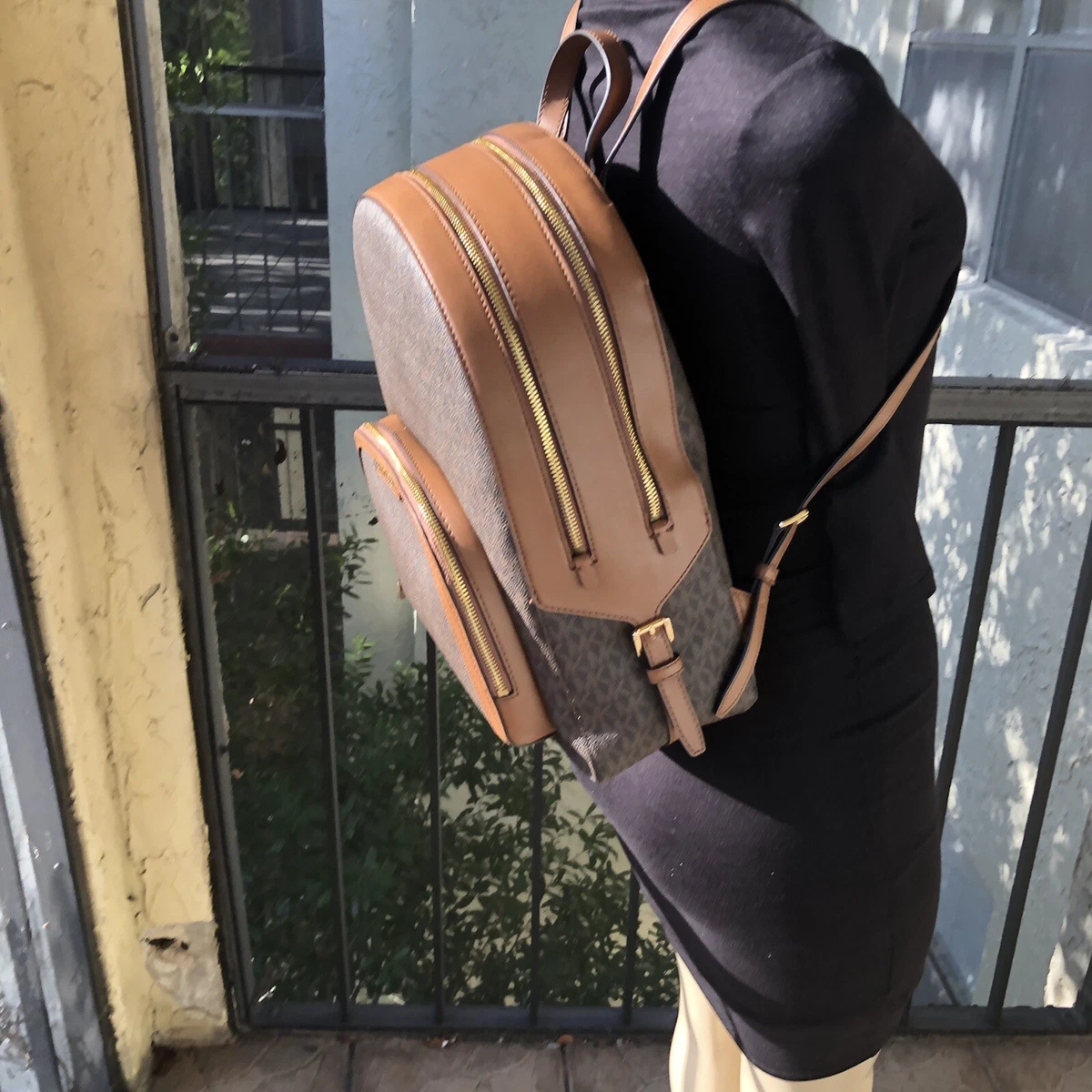 Michael Kors Large Travel School Backpack Shoulder Satchel Bag  