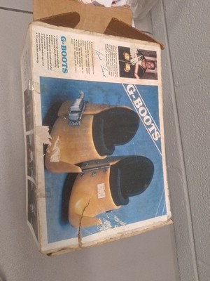 Vintage G Boots Inversion Boots Back Pain Relief Decompression Made In US