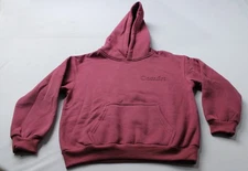 Comfrt Unisex Kid's Minimalist Oversized Hood Hoodie EJ3 Berry Large NWT
