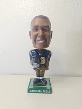 🔥 2002 Hardee's Marshall Faulk Bobblehead St Louis Rams NFL Vtg 🔥