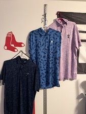     3 Walt Disney World Golf Polo Shirts - Adidas  Nike - LARGE    