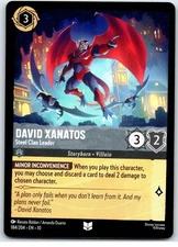 #184 David Xanatos - Steel Clan Leader Disney Lorcana Whispers in the Well
