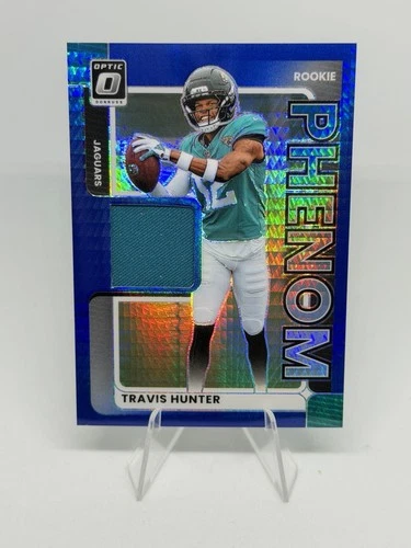 2025 Donruss Optic Travis Hunter Blue Hyper (RAW)
