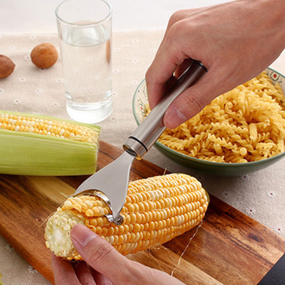 Stainless Steel Peelers, Corn Stripper, Corn Cob Peeler, Y-shape Corn Remover