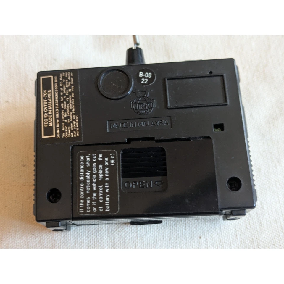 1991 Nikko RC Remote Control Replacement 27MHz 006P 9V CYTST-704 Working - Image 3 of 4