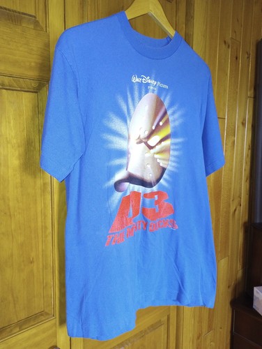 Vintage from 1996 Disney Promotional T-shirt D3 Mighty Ducks Single Stitch Sz Lg - Picture 11 of 24