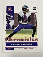 2021 Panini Chronicles Football Pink #8 - Rashod Bateman RC - Baltimore Ravens