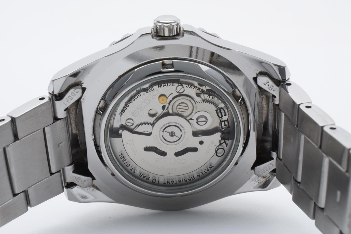 Seiko 5 Sports Men's Black Watch - SNZF17 for sale online | eBay