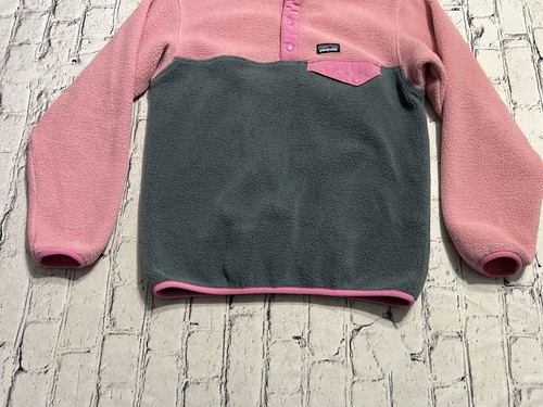 Girl’s Patagonia Lightweight Synchilla Snap-T Fleece PulloverSize L (12) - Picture 4 of 11