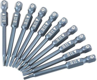 Dreieck Schraubendreher-Bits mit 1/4-Zoll-Schaft Legierung Stahl dreieckige Schr