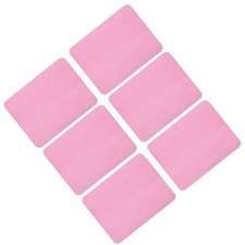 6 x Fabric Patch Iron-on Patches Light Pink 4.9"x3.7" for Clothes