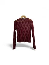 Y2k 90s Wild Fable Womens Top M Sheer Lace Mesh Whimsigoth Fairy Stretchy Boho