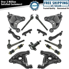 15 Piece Steering & Suspension Kit Control Arms Tie Rods Idler Pitman Arms New