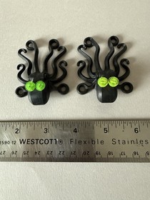 Lot of 2 LEGO Octopus Sea Animals Lime Green Eyes