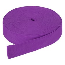 50Yard x 1 1/2 Inch Width Nylon Webbing Strap Poly Flat Webbing Strapping Purple
