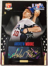 2014 USA Baseball Collegiate National Team Black Gold Signatures Andrew Moore