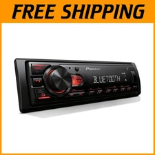 Single-Din Digital Media Player - Bluetooth, USB, 50W