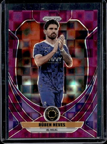 2025 Panini Prizm FIFA Club World Cup Ruben Neves Purple Pandora #/49 Al-Hilal