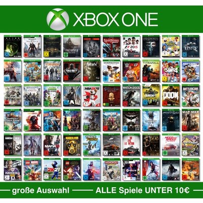 XBOX ONE Spiele-Wahl   ALLE Spiele UNTER 10  pro Game     