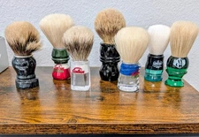 Rare Semogue & Badger & Blade Limited Edition Brush Lot - 7 Brushes 2010-2012 LE