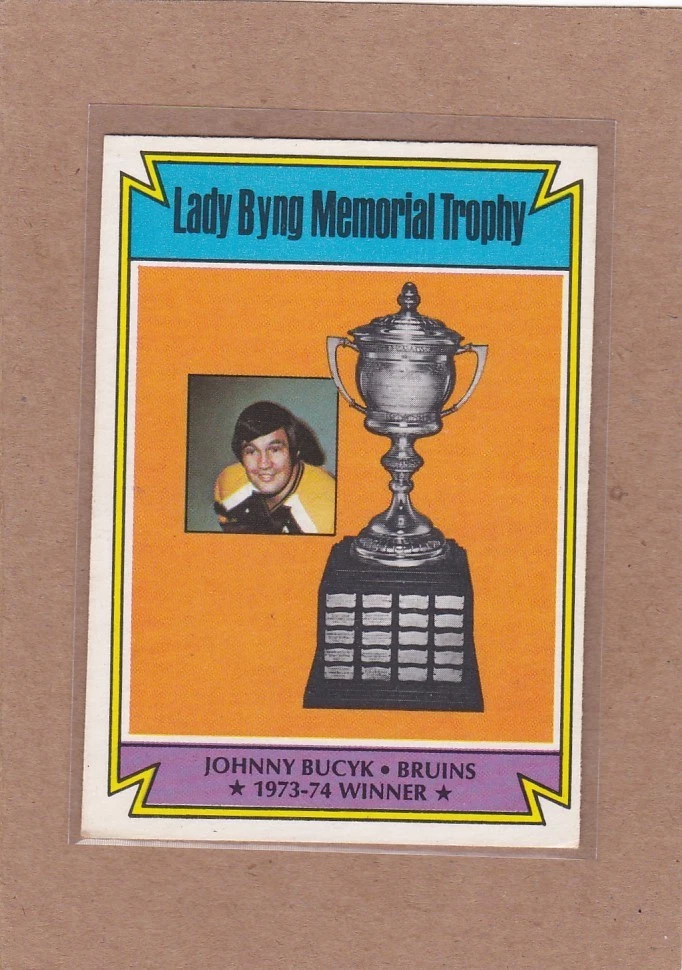 1974-75 O PEE CHEE HOCKEY JOHNNY BUCYK #245 BRUINS EX *A38006