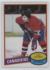 1980-81 Topps Scratched Guy Lapointe #201 HOF 0s4