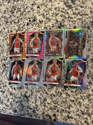 2024/25 Panini Prizm Select Silver Disco Mosaic Odegaard Saka Havertz Trossard