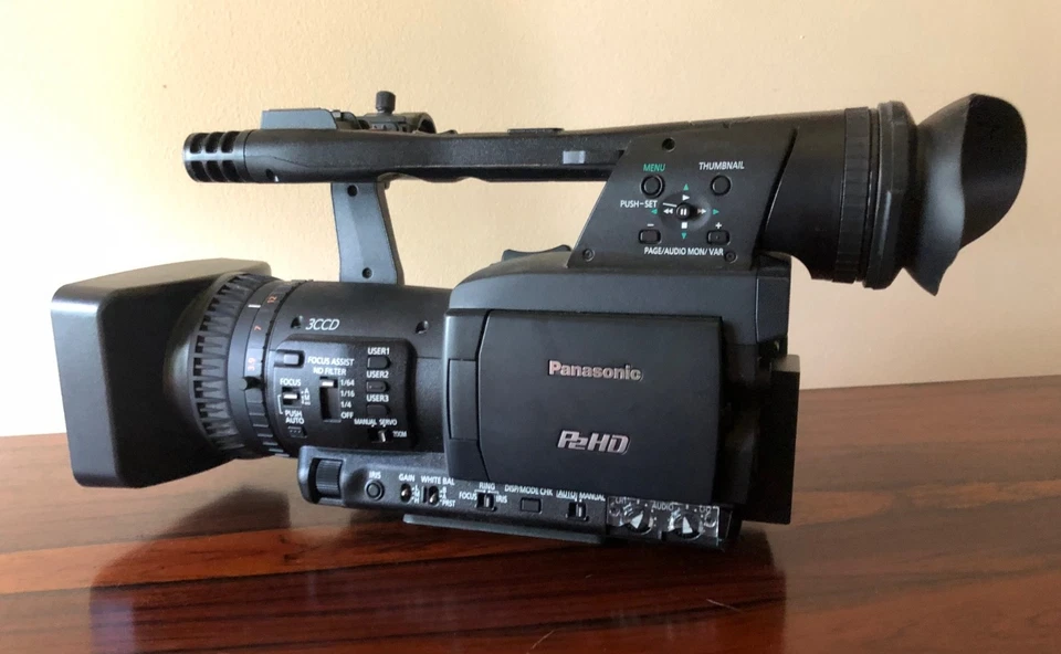 Panasonic AG-HPX170 P2 HD 3CCD Video Camera Camcorder with Bag Extras - Image 3 of 4