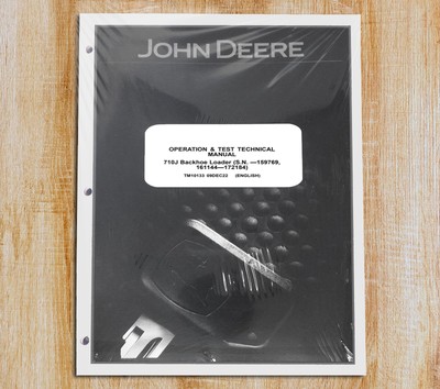 John Deere 710J  Backhoe Loader Operation & Test Service Manual - TM10133