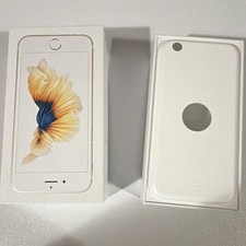 Apple iPhone 6s Retail Box White Matte Cardboard MKT12LL/A BOX ONLY