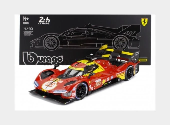 BURAGO 18-16312-50-VET FERRARI - 499P 3.0L TURBO V6 TEAM FERRARI AF CORSE N 50 W - Immagine 2 di 2