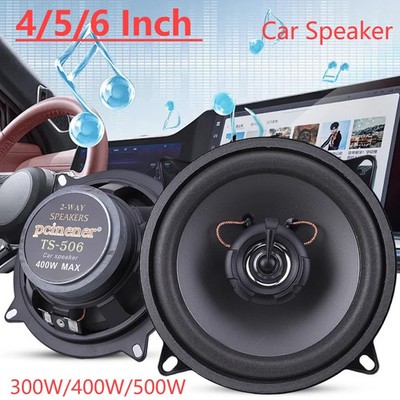 4/5/6 In HiFi Coaxial Subwoofer Car Automobile Speaker HiFi Music Full Frequency