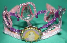 DISNEY PARK RAPUNZEL CHILD COSTUME TIARA CROWN FROM DISNEY TANGLE MOVIE NEW