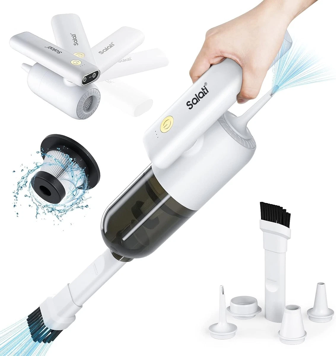 Duster vacuum outlet