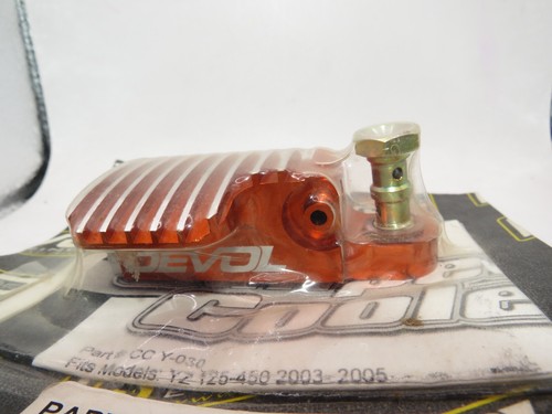 NOS Yamaha YZ125 250 YZ250F YZ450F 2003-2007 Devol Brake Caliper Cooler CC Y-030 - Picture 3 of 3