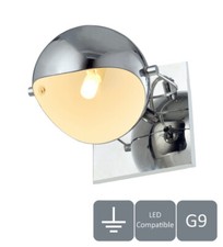 Image of Ceiling Lights Wall Lights, Wall Lamp, Polished Chrome, G9 bulbs (not included)