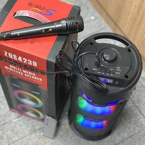 Portable Bluetooth Speaker Wireless Speaker Double 4”Full range Stereo Sound - Zdjęcie 6 z 6