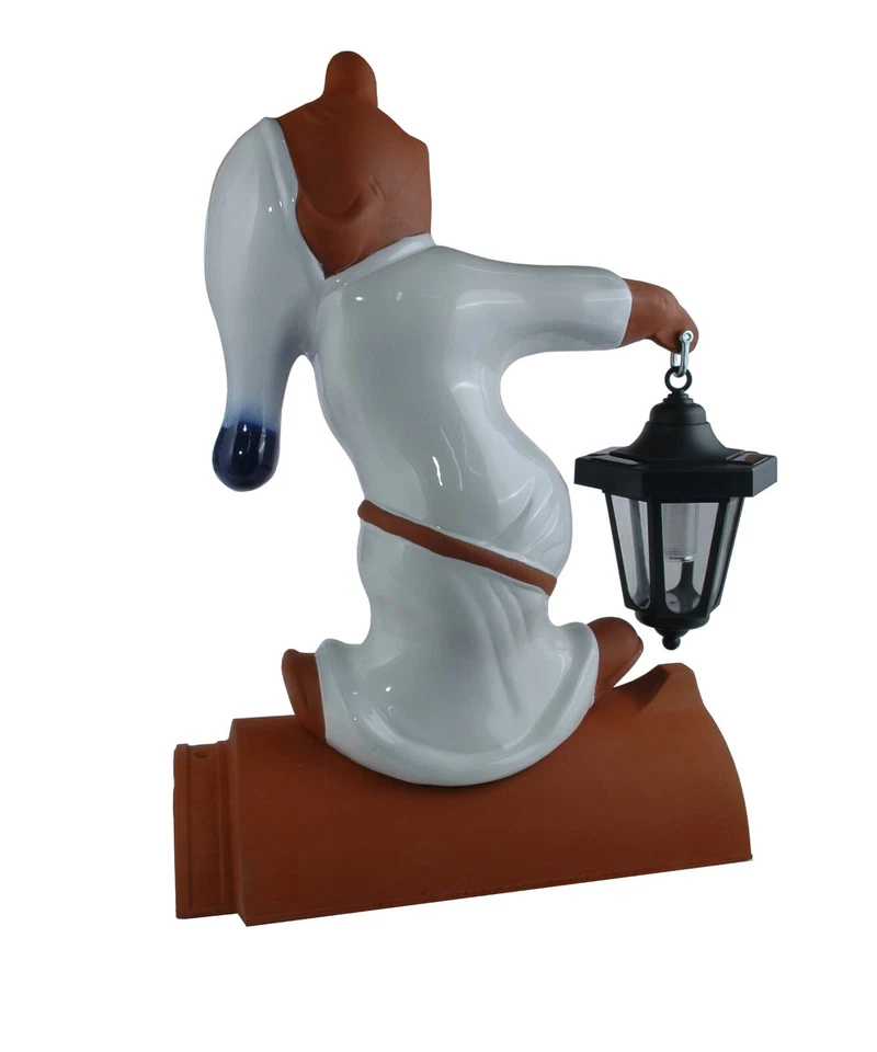 Dachschmuck | Firstschmuck | Firstfigur | Schlafwandler mit Bauch mit Laterne - Bild 2 von 4