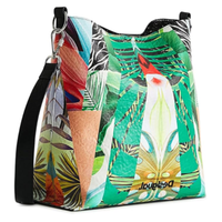 Desigual Damen Tasche Medium GrüN Mehrfarbig UmhäNgetasche Geschenk 22SAXP7 ?...